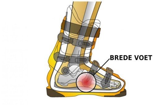 Skischoenen voor brede voeten